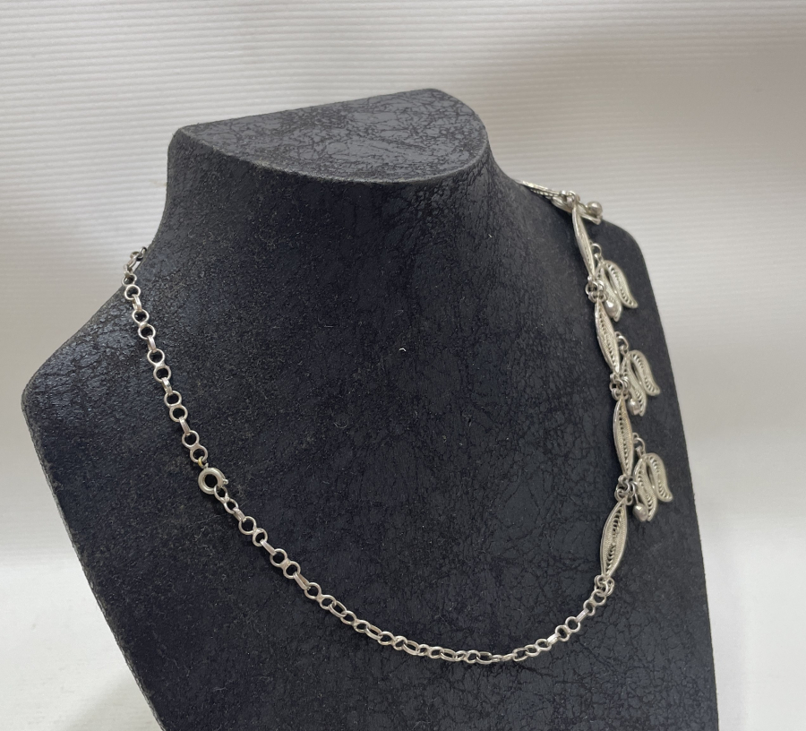 TAMAMI EL YAPIMI TELKARİ İŞÇİLİKLİ ANTİKA MARDİN İŞİ GERDANLIK