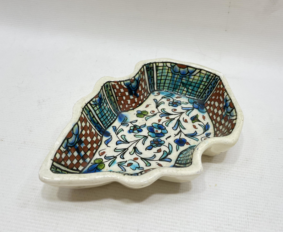 KÜTAHYA İŞİ EL BOYAMA KUBBELİ ANTİKA KÜTAHYA İFTARİYELİK - HURMALIK