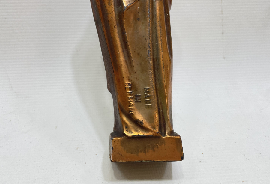 BRONZDAN MAMUL ANTİKA İSA FİGÜRÜ