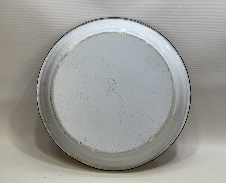 DEV BOY ANTİKA EMAYE TABAK