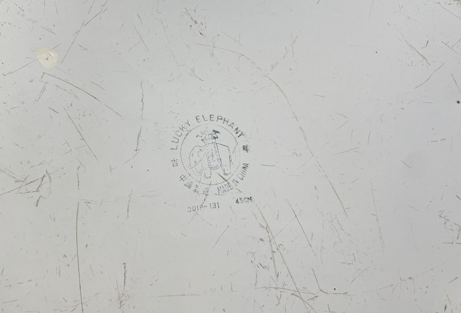 DEV BOY ANTİKA EMAYE TABAK