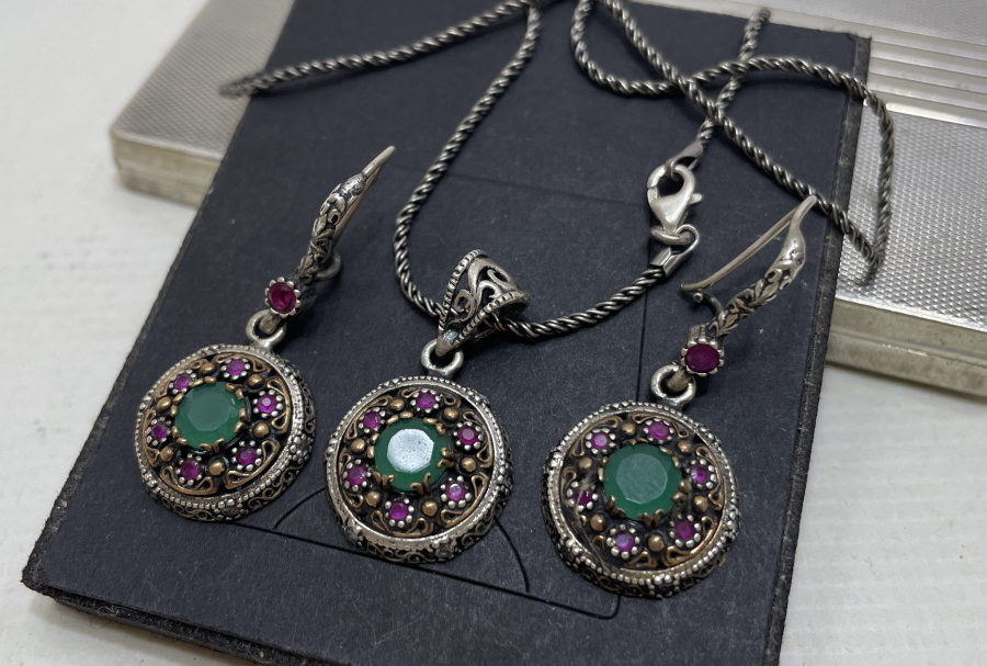 HÜRREM MODEL GÜMÜŞ TAKIM