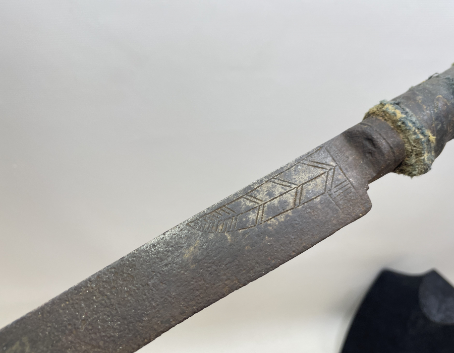 OSMANLI DÖNEMİ DEV BOYDA SAPI DERİ SARMA SÜVARİ YATAĞANI