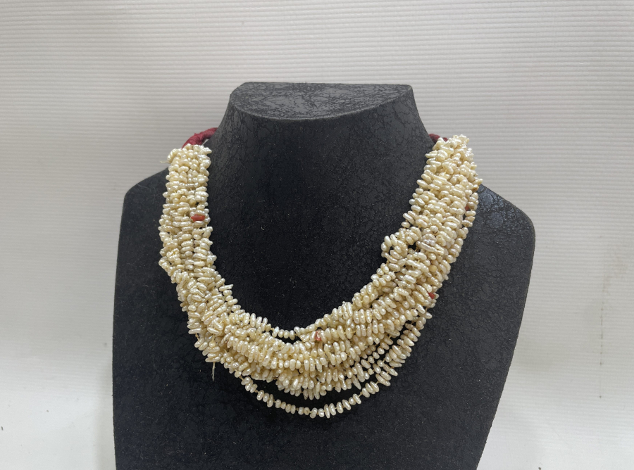 OSMANLI DÖNEMİ MERCANLI KUM İNCİ GERDANLIK