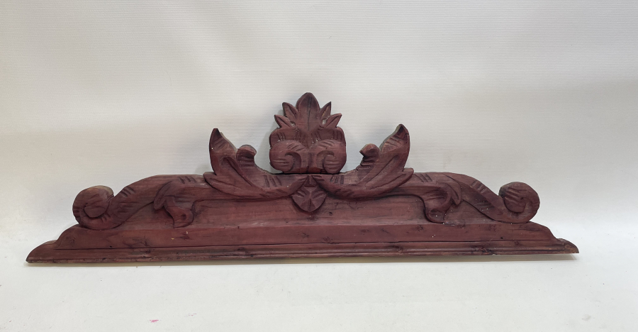 OSMANLI DÖNEMİ RUM İŞİ EL OYMA AHŞAP AYNA ÜSTLÜĞÜ