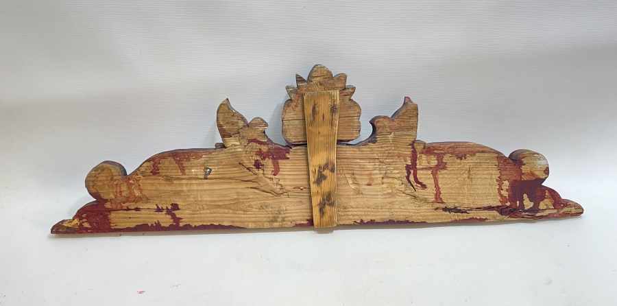 OSMANLI DÖNEMİ RUM İŞİ EL OYMA AHŞAP AYNA ÜSTLÜĞÜ