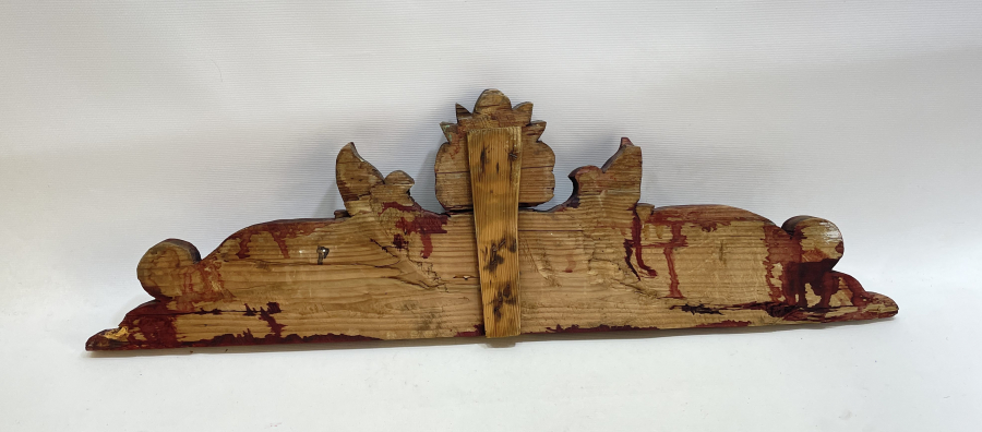 OSMANLI DÖNEMİ RUM İŞİ EL OYMA AHŞAP AYNA ÜSTLÜĞÜ