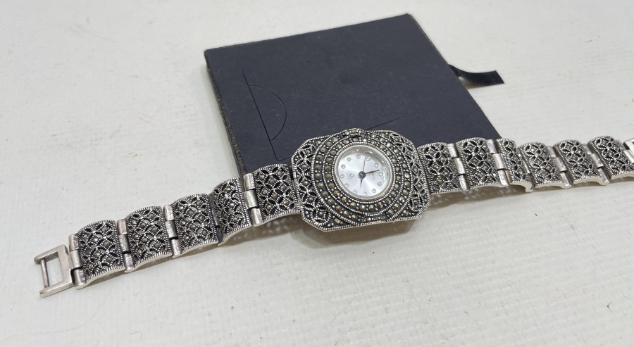 ÖZEL YAPIM GÜMÜŞ KOL SAATİ