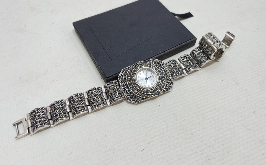 ÖZEL YAPIM GÜMÜŞ KOL SAATİ