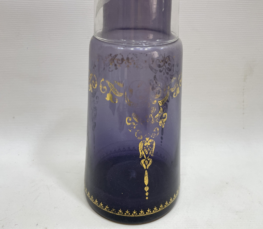 ÜZERİ ALTIN VARAKLI BARDAKLI GECE SÜRAHİSİ