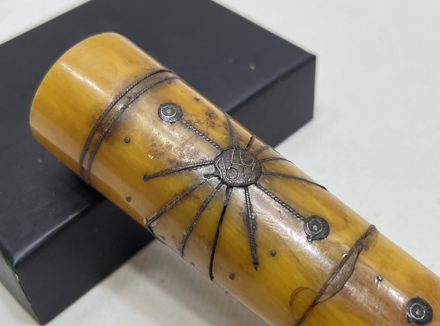 ÜZERİ OSMANLICA YAZILI DEV BOYDA AĞA İŞİ SİGARA AĞIZLIĞI