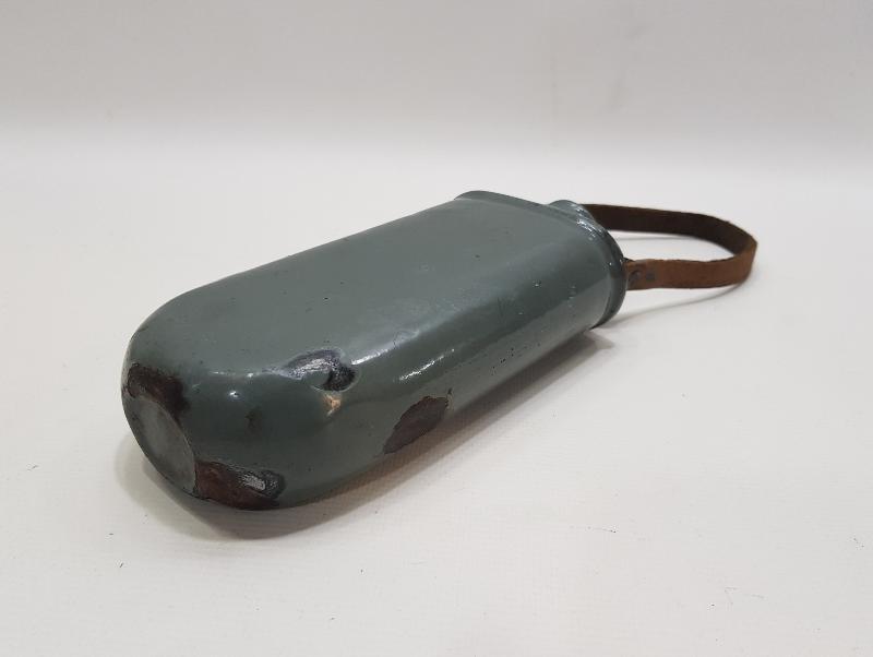 1. DÜNYA SAVAŞI DÖNEMİ 1916 TARİHLİ OSMANLI ASKER MATARASI 