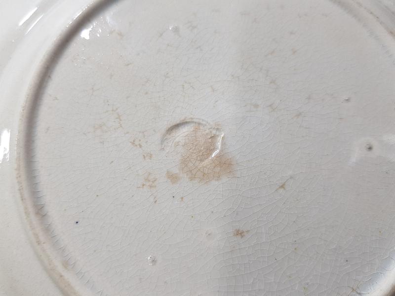 1840'LARDAN NORVEÇ KRALI OSCAR VE JOSEPHINE RESİMLİ PORSELEN TABAK