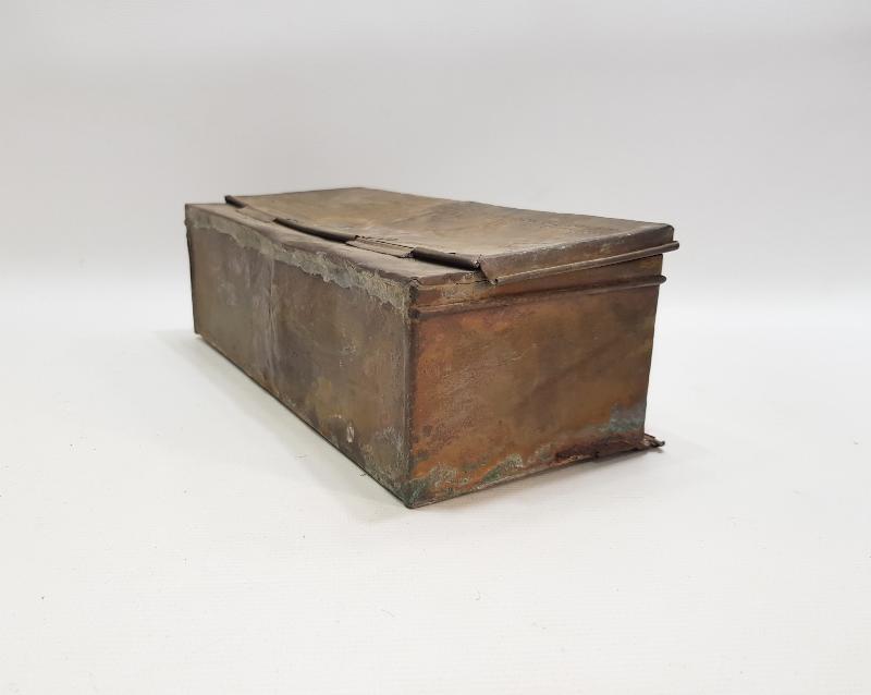 1905 TARİHLİ RUMCA YAZILI KAHVECİ KUTUSU