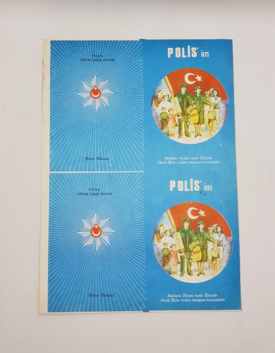 1970'LERDEN POLİS KONULU AFİŞ
