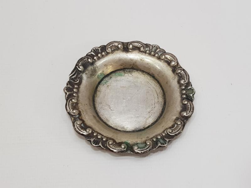 ANTİKA GÜMÜŞ ÇAY TABAĞI 