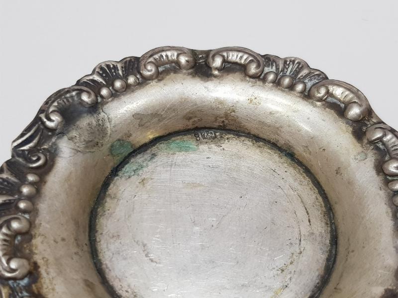 ANTİKA GÜMÜŞ ÇAY TABAĞI 