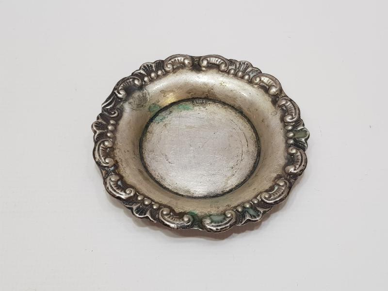 ANTİKA GÜMÜŞ ÇAY TABAĞI 