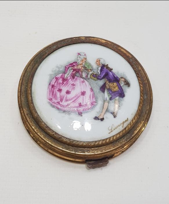 ANTİKA LIMOGES PUDRİYER