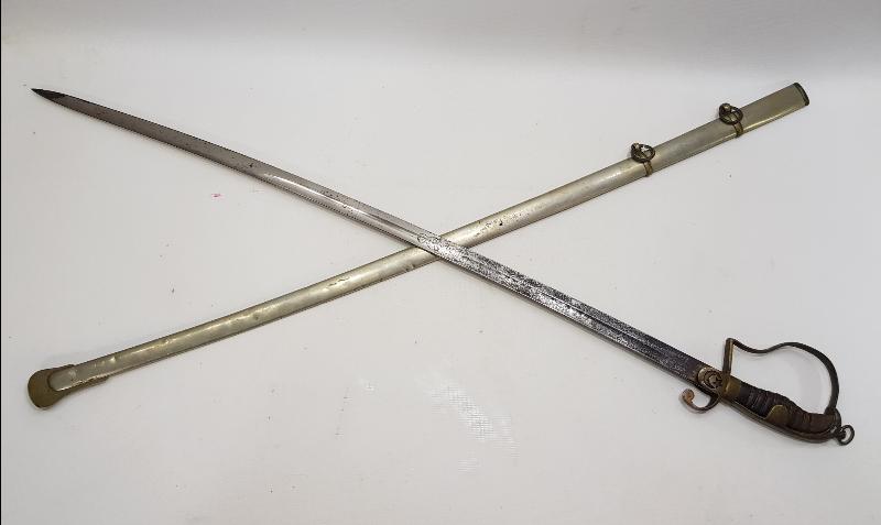 KIRKOR M. NARLIAN CONSTANTINOPLE YAZILI OSMANLI SUBAY KILICI