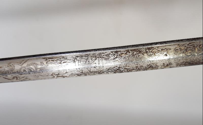 KIRKOR M. NARLIAN CONSTANTINOPLE YAZILI OSMANLI SUBAY KILICI