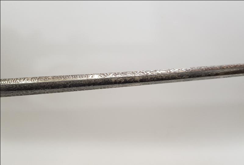 KIRKOR M. NARLIAN CONSTANTINOPLE YAZILI OSMANLI SUBAY KILICI