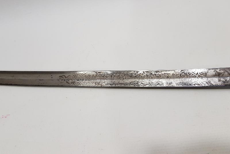 KIRKOR M. NARLIAN CONSTANTINOPLE YAZILI OSMANLI SUBAY KILICI