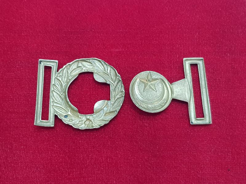 OSMANLI DÖNEMİ ASAKİRİ ŞAHANE YAZILI NADİR KEMER TOKASI 