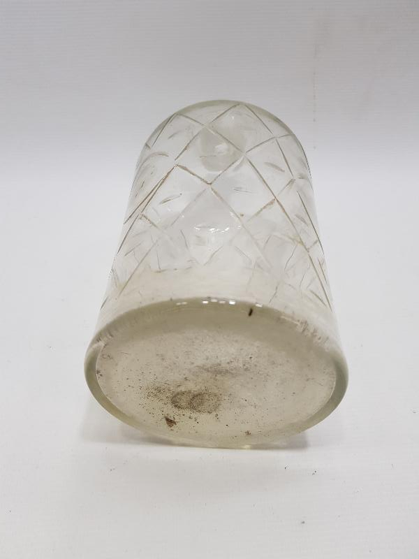 OSMANLI DÖNEMİ BEYKOZ İŞİ BİLLUR CAM ŞİŞE