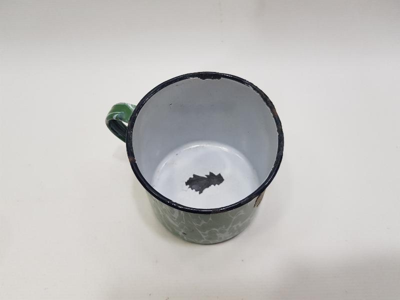 OSMANLI DÖNEMİ KA-LE MARKA EMAYE BARDAK