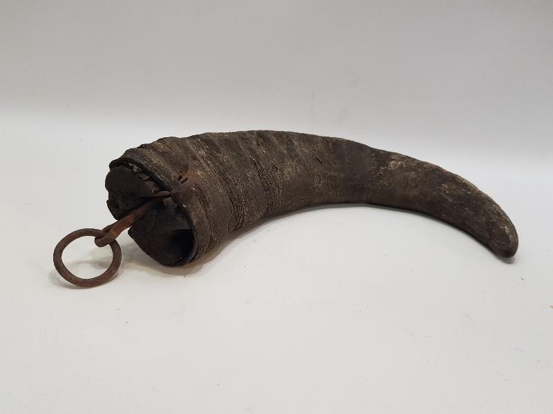 OSMANLI DÖNEMİ MANDA BOYNUZU YAĞDANLIK 