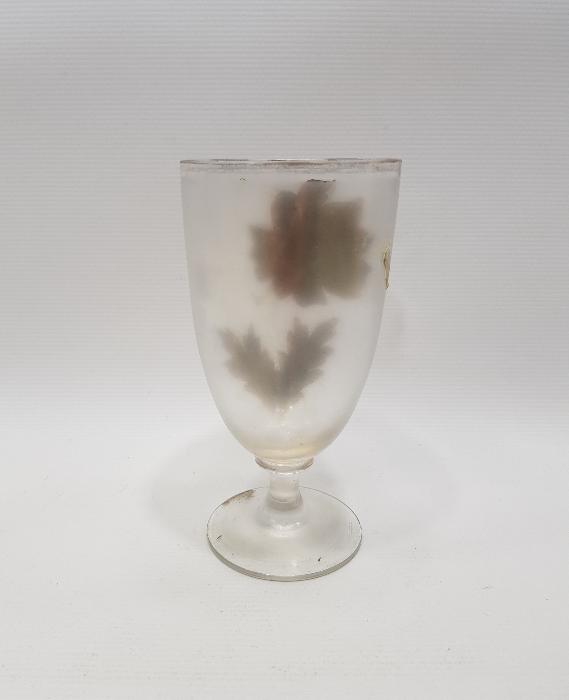 OSMANLI DÖNEMİ SARAY İŞİ ALTIN SIVAMA İŞÇİLİKLİ KRİSTAL KADEH