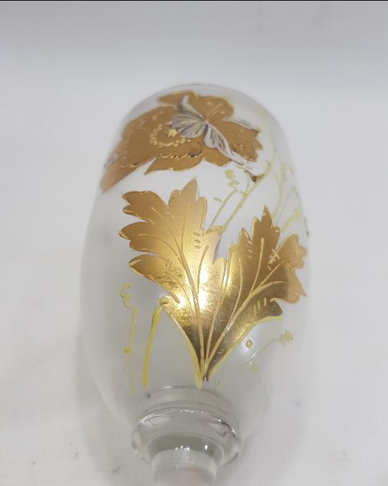 OSMANLI DÖNEMİ SARAY İŞİ ALTIN SIVAMA İŞÇİLİKLİ KRİSTAL KADEH