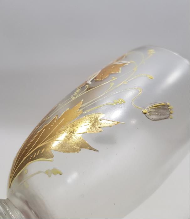 OSMANLI DÖNEMİ SARAY İŞİ ALTIN SIVAMA İŞÇİLİKLİ KRİSTAL KADEH