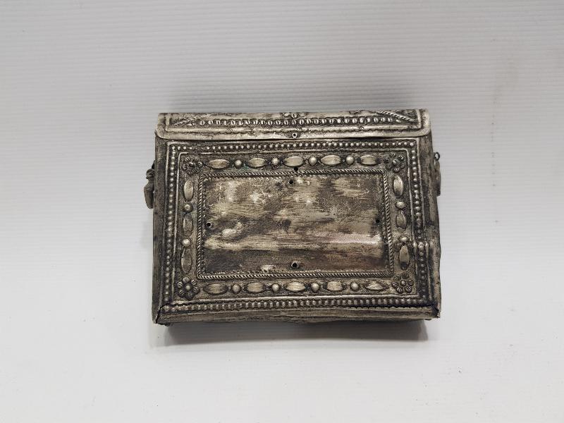 OSMANLI DÖNEMİ SÜLEYMAN MÜHÜRLÜ GÜMÜŞ KUR'AN KABI