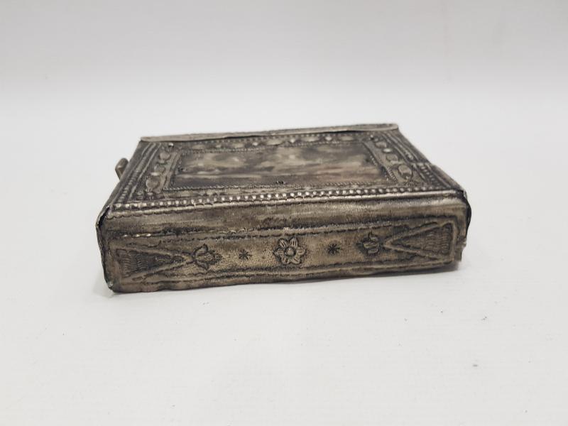 OSMANLI DÖNEMİ SÜLEYMAN MÜHÜRLÜ GÜMÜŞ KUR'AN KABI