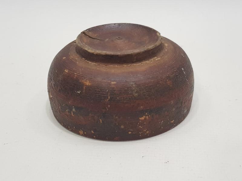 OSMANLI DÖNEMİ TEKKE İŞİ KÖK BOYALI AHŞAP KASE