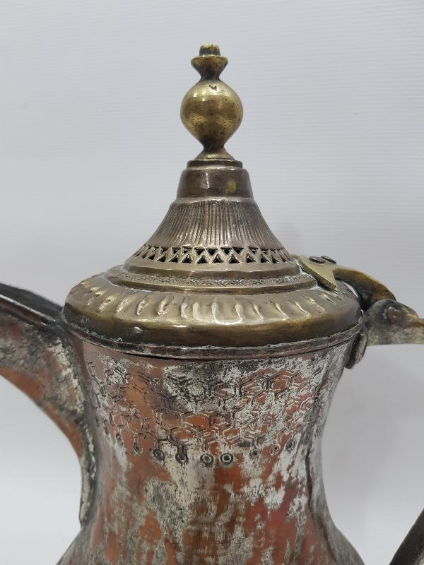 OSMANLI DÖNEMİ ÜZERİ SİKKE FORMLU BAKIR MIRRA