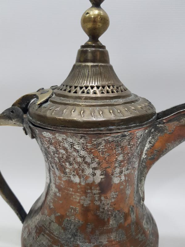 OSMANLI DÖNEMİ ÜZERİ SİKKE FORMLU BAKIR MIRRA