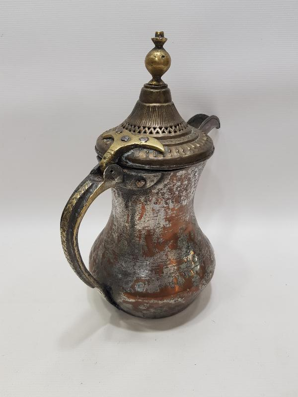 OSMANLI DÖNEMİ ÜZERİ SİKKE FORMLU BAKIR MIRRA