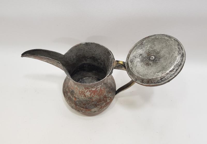 OSMANLI DÖNEMİ ÜZERİ SİKKE FORMLU BAKIR MIRRA