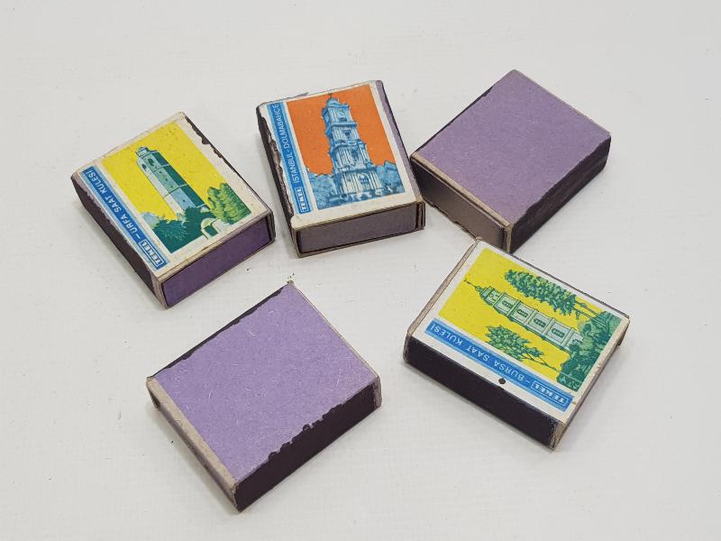 ŞEHİR SAAT KULELERİ TEMALI 5 ÇEŞİT KİBRİT