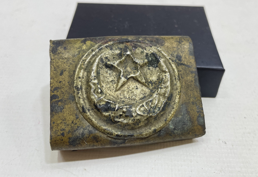 1. DÜNYA SAVAŞI DÖNEMİ ÜZERİNDE OSMANLICA ASAKİRİ ŞAHANE YAZILI KEMER TOKASI