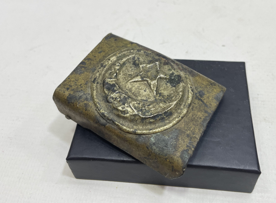 1. DÜNYA SAVAŞI DÖNEMİ ÜZERİNDE OSMANLICA ASAKİRİ ŞAHANE YAZILI KEMER TOKASI