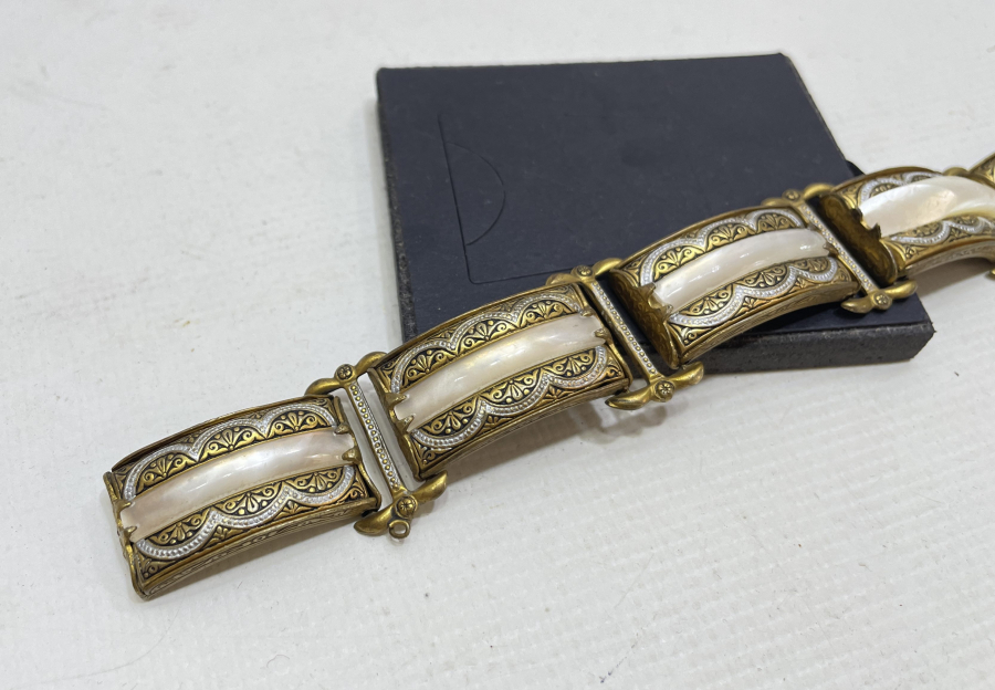 ALTIN VERMEYLİ TOLEDO İŞİ NADİR BİLEKLİK