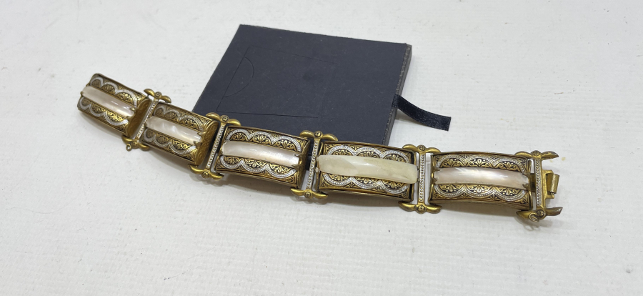 ALTIN VERMEYLİ TOLEDO İŞİ NADİR BİLEKLİK