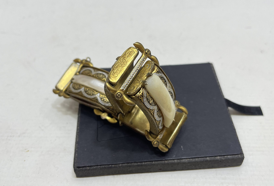 ALTIN VERMEYLİ TOLEDO İŞİ NADİR BİLEKLİK