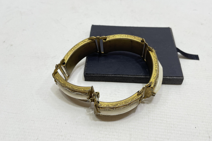 ALTIN VERMEYLİ TOLEDO İŞİ NADİR BİLEKLİK