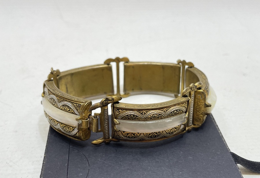 ALTIN VERMEYLİ TOLEDO İŞİ NADİR BİLEKLİK