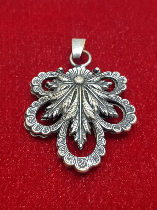 ART NOUVEAU GÜMÜŞ KAPLAMA KOLYE UCU